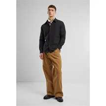 URBAN CLASSICS Flanellshirt schwarz