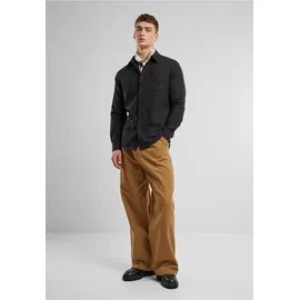 URBAN CLASSICS Flanellshirt schwarz