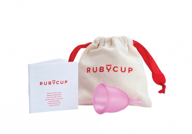 Ruby Cup Menstruationstasse S - pink