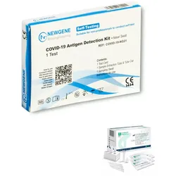 Newgene Corona-Antigen-Selbsttest + Gratis Parahealth Tests 5 St