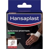 Hansaplast Robustes Sporttape 2,5 cmx10 m Weiß