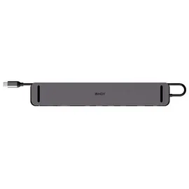 Lindy 43392 DST-Mini XT 810, USB C Laptop Mini Dockingstation mit 8K-Unterstützung bei einem Display und 4K60 bei 2 Displays & 100W