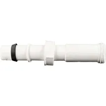 tecuro Überlauf-Verbindungsrohr Ø 25 x 165 mm mit 1 Zoll ÜWM