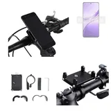 K-S-Trade Smartphone-Halterung für Vivo V50 Lite 4G, (Handyhalterung das Fahrrad Halter Lenkstange Fahrradhalterung) schwarz