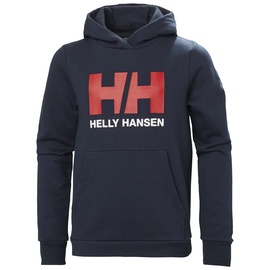HELLY HANSEN Junior Unisex Helly Hansen Jr HH Logo Hoodie 2.0, Marineblau, 8