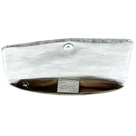 ABRO Leather Mimosa Clutch Bag S White / Whitegold