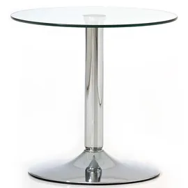 CLP Glastisch Ikarus Beistelltisch Ø 50 cm Transparent