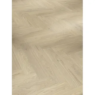 Parador Parkett Trendtime 3 Living Plus Eiche Bardolino weiß lackversiegelt matt weiß Minifase