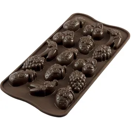 Silikomart SCG32 CHOCO FRUITS Form für Schoko-Pralinen Silikon