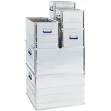 ALUTEC München Transportkiste Aluminium 145 Liter Silber 768 x 575 x 370 mm