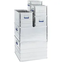 ALUTEC München Transportkiste Aluminium 145 Liter Silber 768 x 575 x 370 mm