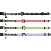 Trixie Katzenhalsband reflektierend mit Adresslasche schwarz