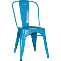 Mid.you Stuhl, Hellblau, Metall, konisch, 44x84x54 cm, stapelbar, Esszimmer, Stühle, Esszimmerstühle, Vierfußstühle