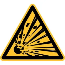 Eichner Warnschild Explosionsgefährliche Stoffe 20 cm PVC