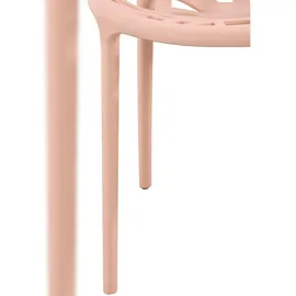 CLP Gartenstuhl Hope 59 x 59 x 80 cm rosa
