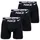 Nike Dri-FIT Esmicro Boxershorts black/black/black M 3er Pack