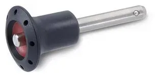 Kugelsperrbolzen, Bolzen Edelstahl 1.4305, Knopf Kunststoff (113.5-5-35)