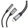 TECH-PROTECT USB auf 3,5 mm Adapter Schwarz