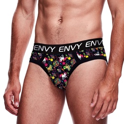 Disco Unicorn Brief, bunt, M/L