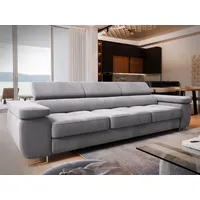 Masseno Sofa MOSINE mit Schlaffunktion, Schlafsofa, Wohnzimmersofa, Couch, Soffa grau