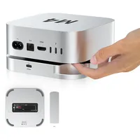 NEWQ 40Gbps M.2 NVMe SSD Gehäuse Kompatibel mit Mac mini M4/M4 Pro, Externes Speicher-Upgrade Unterstützt 1TB/2TB/4TB/8TB SSDs Kompatibel mit Thunderbolt 4/3, USB4/3.2/3.0 Für 2230/2242/2260/2280 SSDs