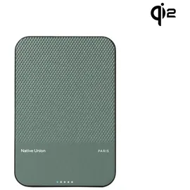 Native Union (Re)Classic Qi2 Magnetic Powerbank 5000mAh Green