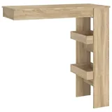 vidaXL Wand-Bartisch 102 x 45 x 103,5 cm Braun