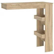 vidaXL Wand-Bartisch 102 x 45 x 103,5 cm Braun