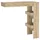 vidaXL Wand-Bartisch 102 x 45 x 103,5 cm Braun