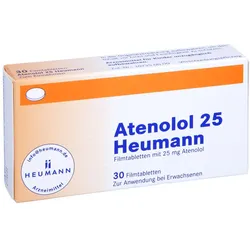 Atenolol 25 Heumann Filmtabletten 30 St
