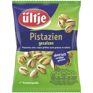 ultje ültje Pistazien, ohne Fett, geröstet & gesalzen, 150g (1er Pack)