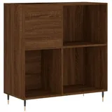 vidaXL Plattenschrank Braun Eichen-Optik 84,5x38x89 cm Holzwerkstoff