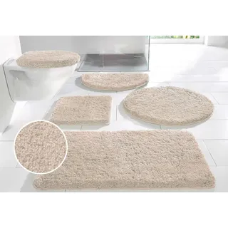 Badematte »Sanremo«, Badvorleger, Badezimmer Teppich, sehr weich durch Microfaser, Badematten auch als 3 teiliges Set erhältlich