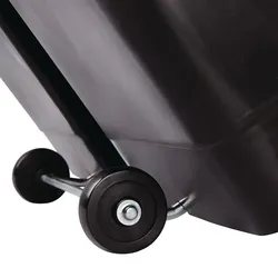 Rubbermaid Slim Jim Pedaleimer Breitseite 90  Liter rot