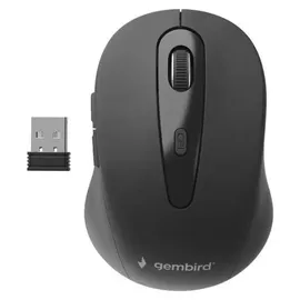 Gembird MUSW-6B-01 Wireless Mouse schwarz/silber