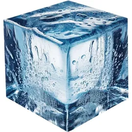 HENDI Eiswürfelform, XL Würfel, Erstellt 6 große (±5x5x5 cm), Eiswürfelschaleeinfache, Eiskugelform, 170x110x(H)52mm, Silikon
