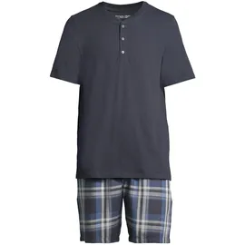 SCHIESSER Pyjama Night & Home Blau 58 (XXXL)