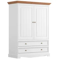 Waescheschrank Wäscheschrank 147 cm hoch 45 cm tief