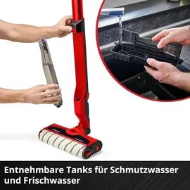 Einhell Hartbodenreiniger CLEANEXXO 18V Akku 2.5 Ah 290 mm Bürstenwalz