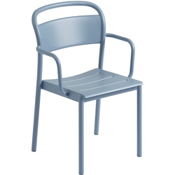 Muuto - Linear Steel Armchair Outdoor, hellblau
