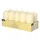 Papstar Stumpenkerze 4 x 9 cm 40 St. creme