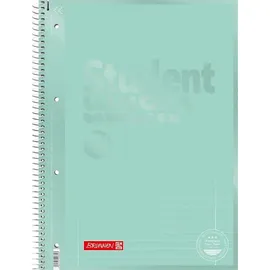 Brunnen Collegeblock Premium Student Colour Code | A4, Lineatur 27, 80 Blatt, mint