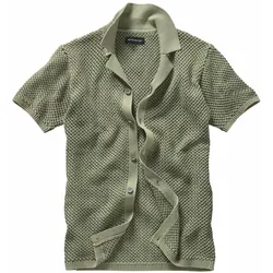 Waben-Strickpolo - 52