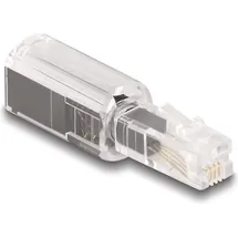 DeLock 88168 - Verdrehschutz für Telefonkabel, RJ10 Stecker Buchse schwarz