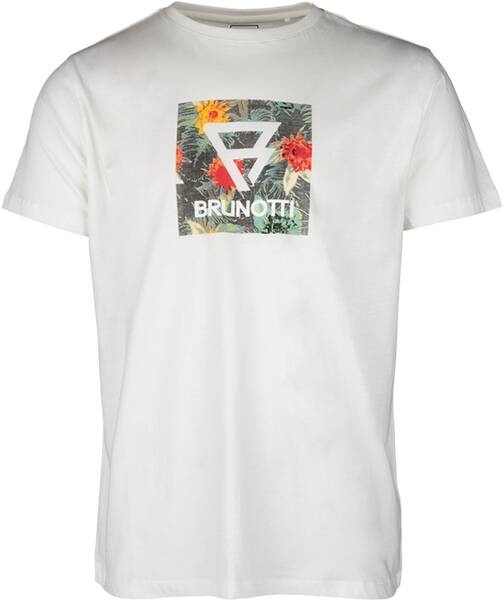 BRUNOTTI Herren Shirt Jahn-Logosquare Men T-shirt, Snow, XXL