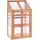 Beliani Balkongewächshaus Holz 49 x 67 x 114 cm