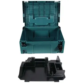 Makita Makpac 2 Systemkoffer mit Einlage für BDA/DDA 351 grün