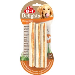 8in1 Delights Chicken Sticks Hundesnacks 1 Packung