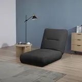 Livetastic Schlafsessel Luna, Schwarz, Textil, 81x88x160 cm, Bsci, Liegefunktion, Wohnzimmer, Sessel, Schlafsessel