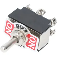 goobay Kippschalter Miniatur, 2x EIN – AUS – EIN, 6 Pins